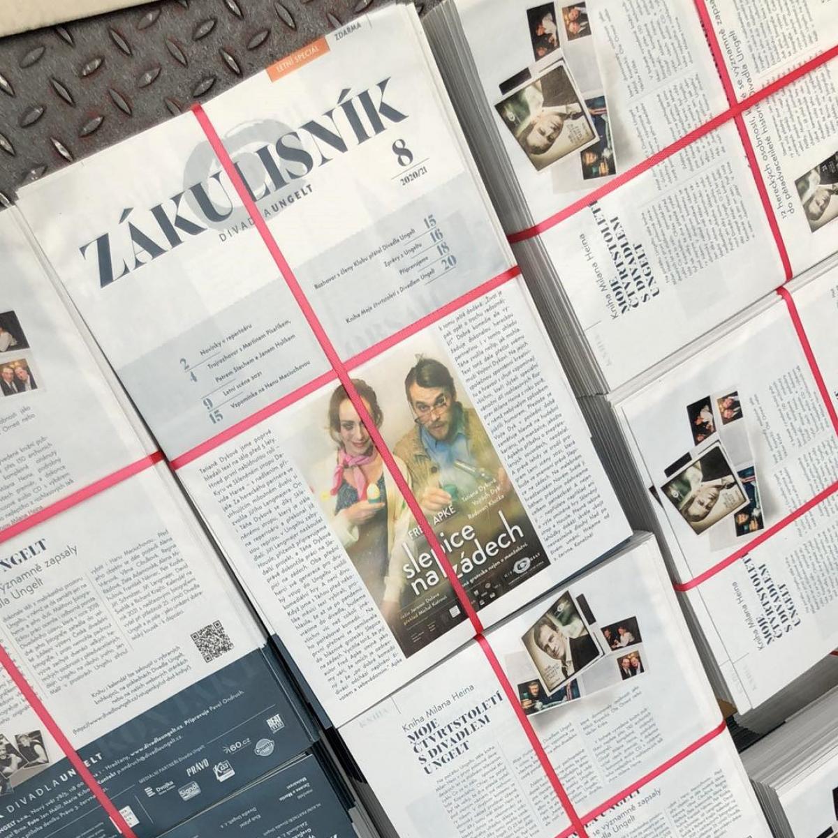 Novinky - Zákulisník Divadla Ungelt